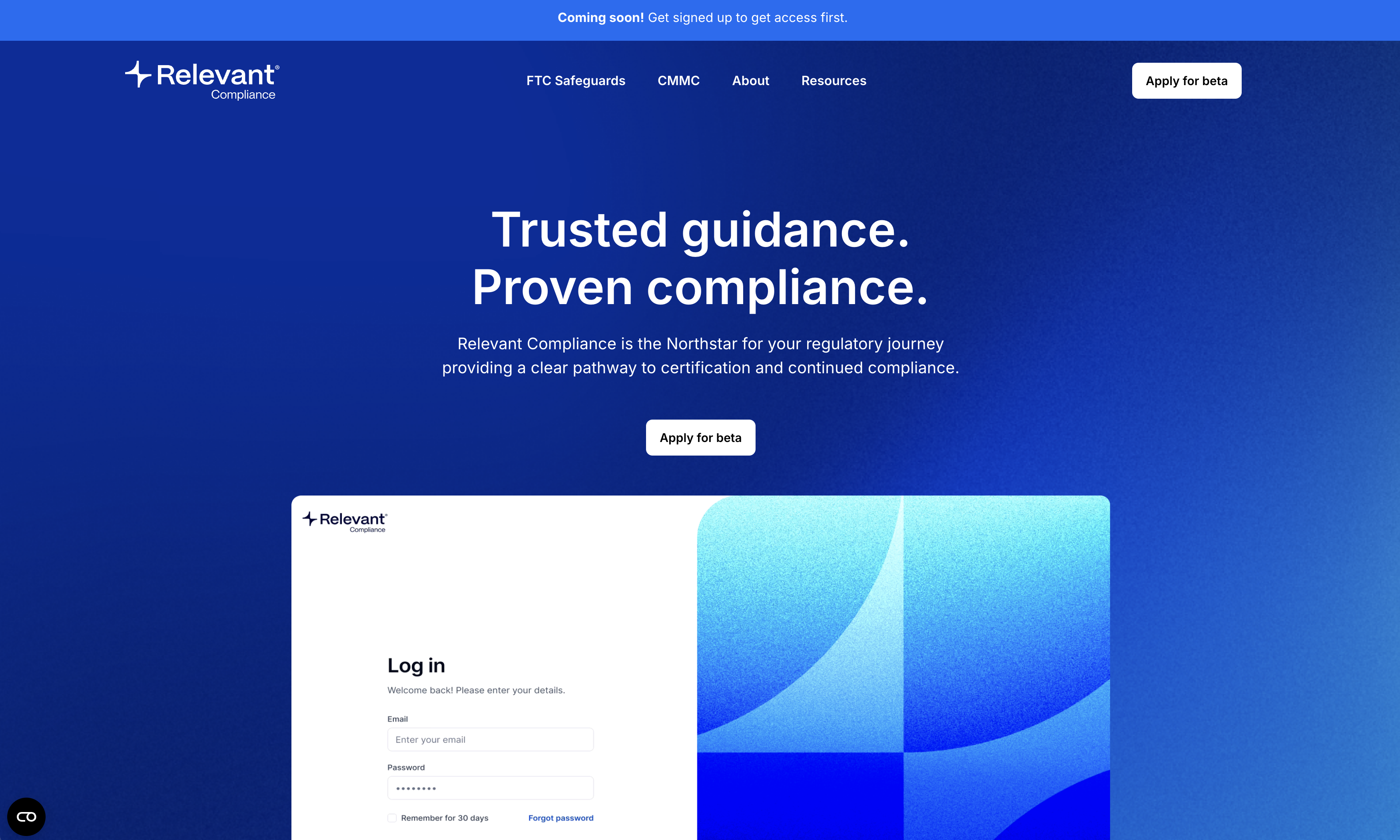 Confidential product UI — public-sector service scaled for growth